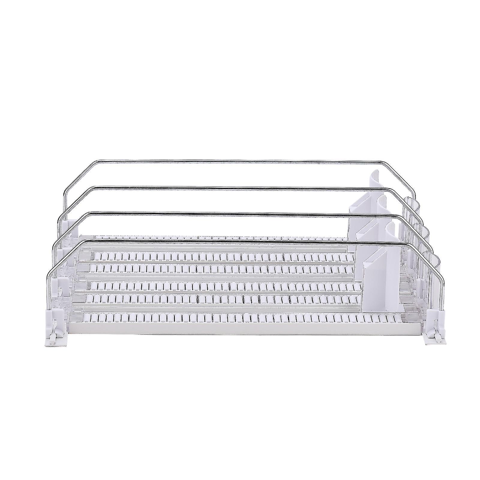 Drink Organizer For Fridge-white Automatic Pusher Glide- Set Of 6/5/3 Pcs 31cm 38cm Drink Organizer
