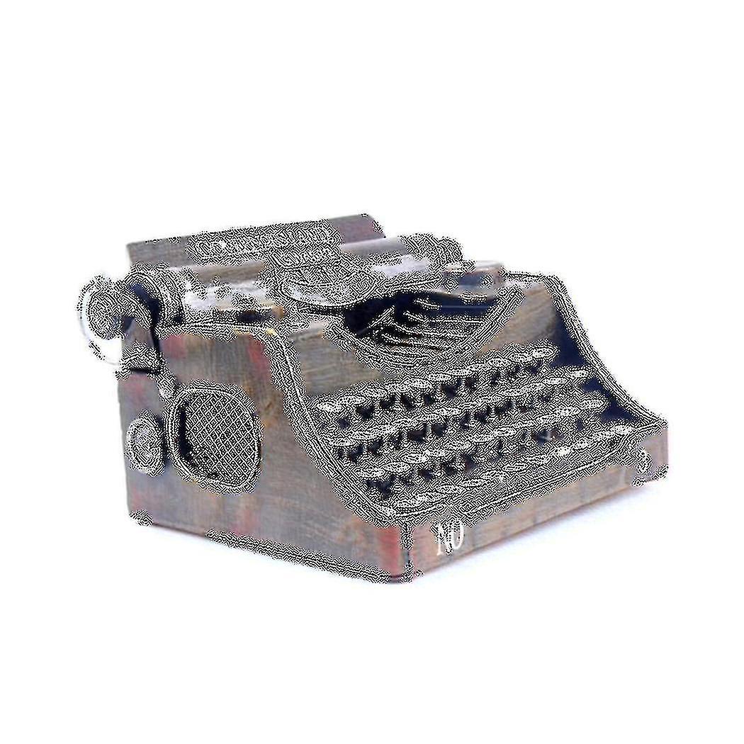 Retro Typewriter Model Retro Classic Wrought Iron Typewriter Decoration Props Home Soft Decorations