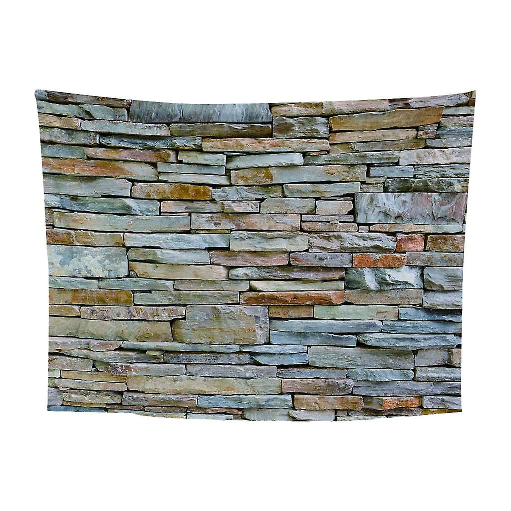3D Effect Waterproof Wall Hanging Tapestry for Bedroom Bricks