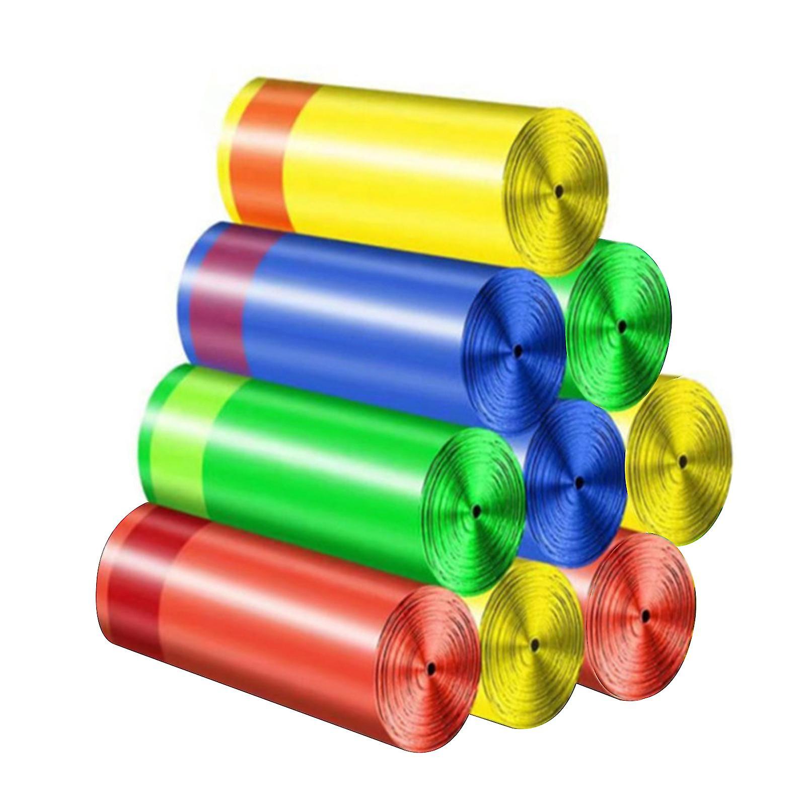 1 Roll Garbage Bag Drawstring Type Keep Clean Large Capacity Kitchen Disposable Trash Pouch Cleaning Waste Bag Daily Use