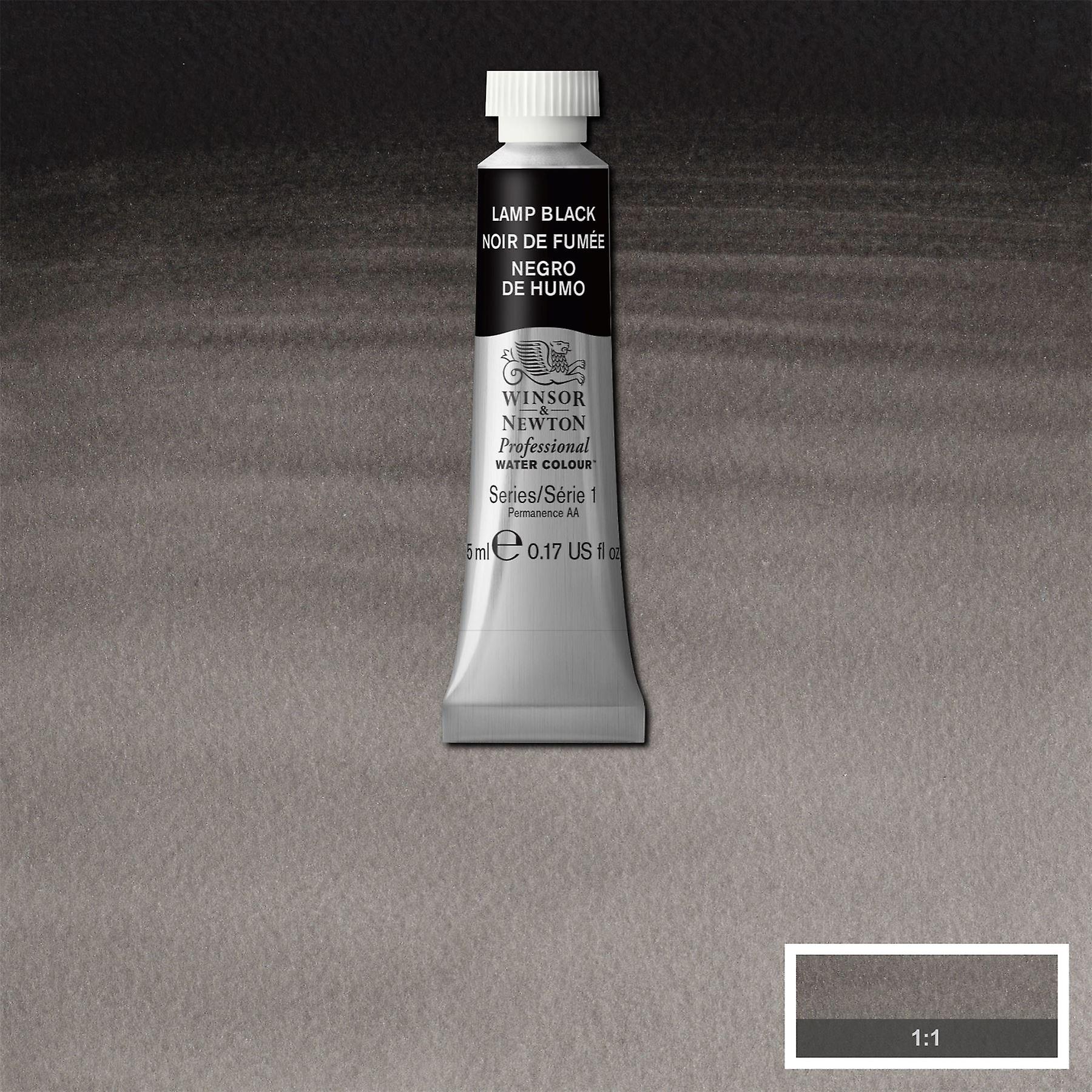 Winsor & Newton Professional Water Colour - Lamp Black - 5ml