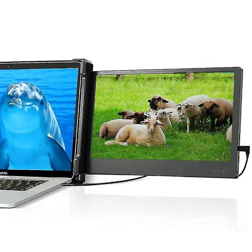 Portable Monitor For Laptop Screen Extender 12 Inch Display 1080p Speaker Monitor Compatible With 13