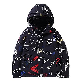 Mote Høst Vinter Casual Graffiti Print Duck Down Jakker Menn H
