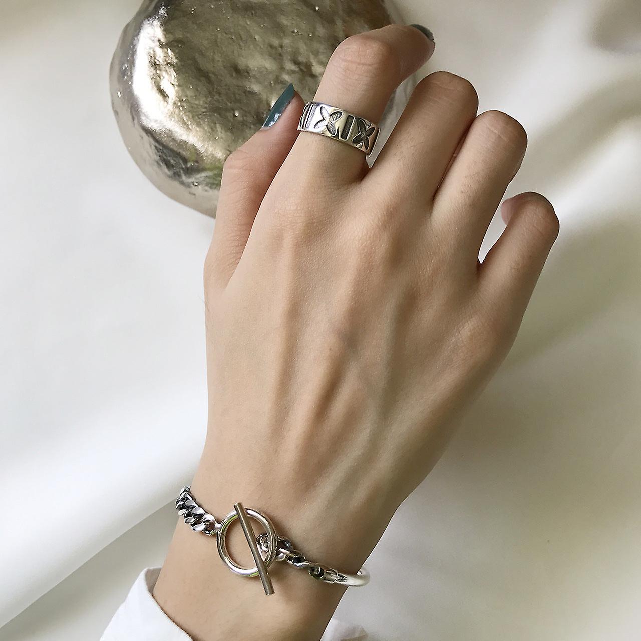 925 Sterling Silver Chain Design Bracelet