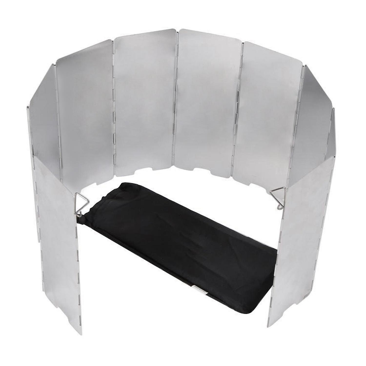 للطي موقد الزجاج الأمامي 10 لوحات الألومنيوم التخييم طباخ موقد الزجاج الأمامي مع حقيبة تخزين