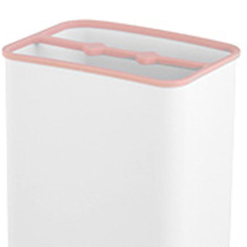 Pink Umbrella Stand with Removable Water Tray ABS Storage Rack