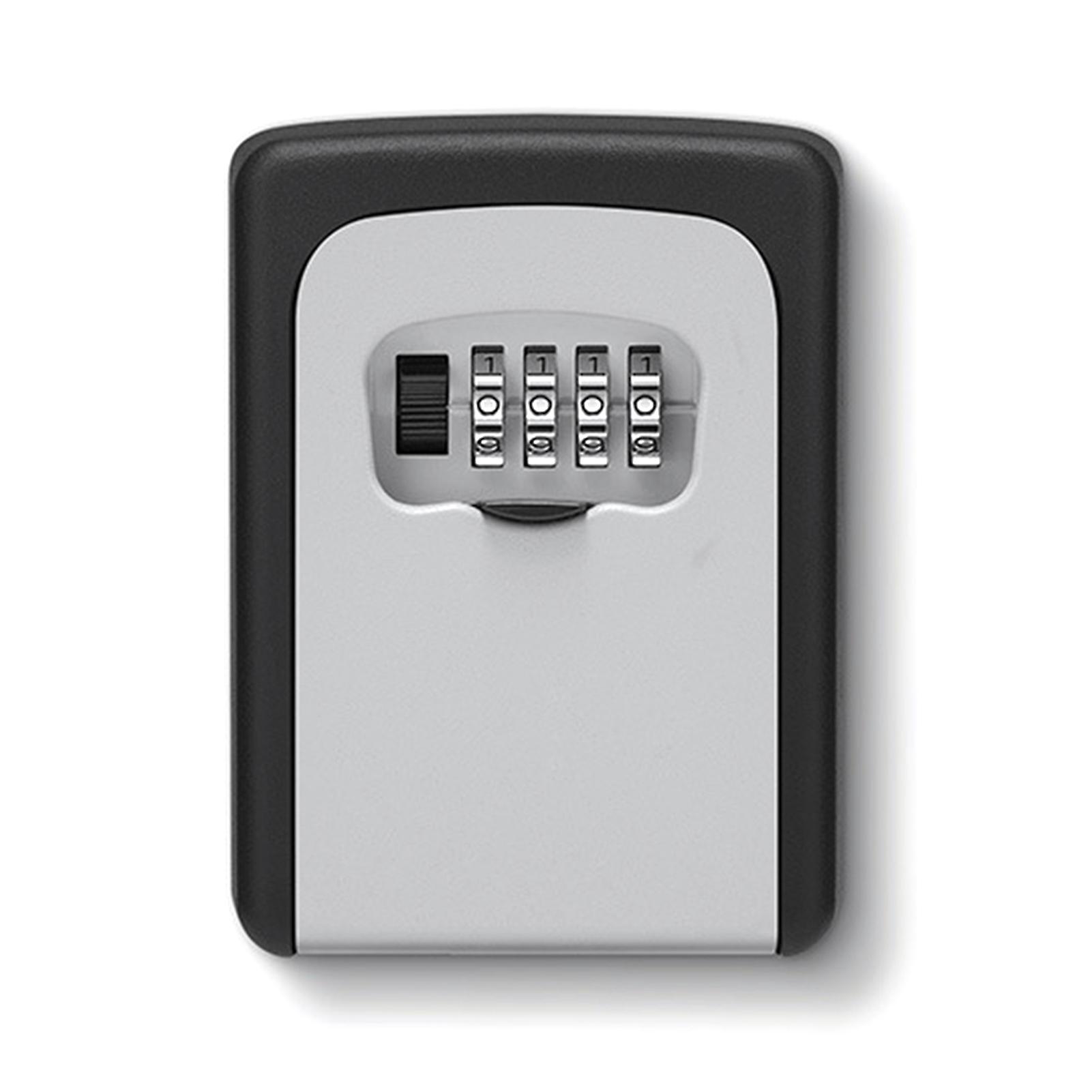 Wall Mount Cipher Wheel Key Box Windproof Durable House Key Case for Indoors