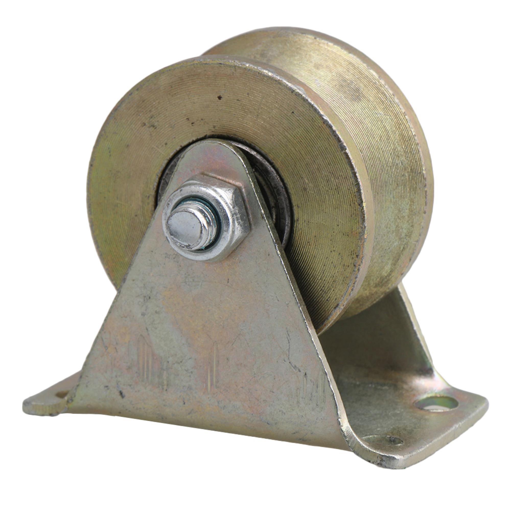 2PCS V Type 2Inch Bearing Capacity Sliding Gate Wheel for Industrial Tools