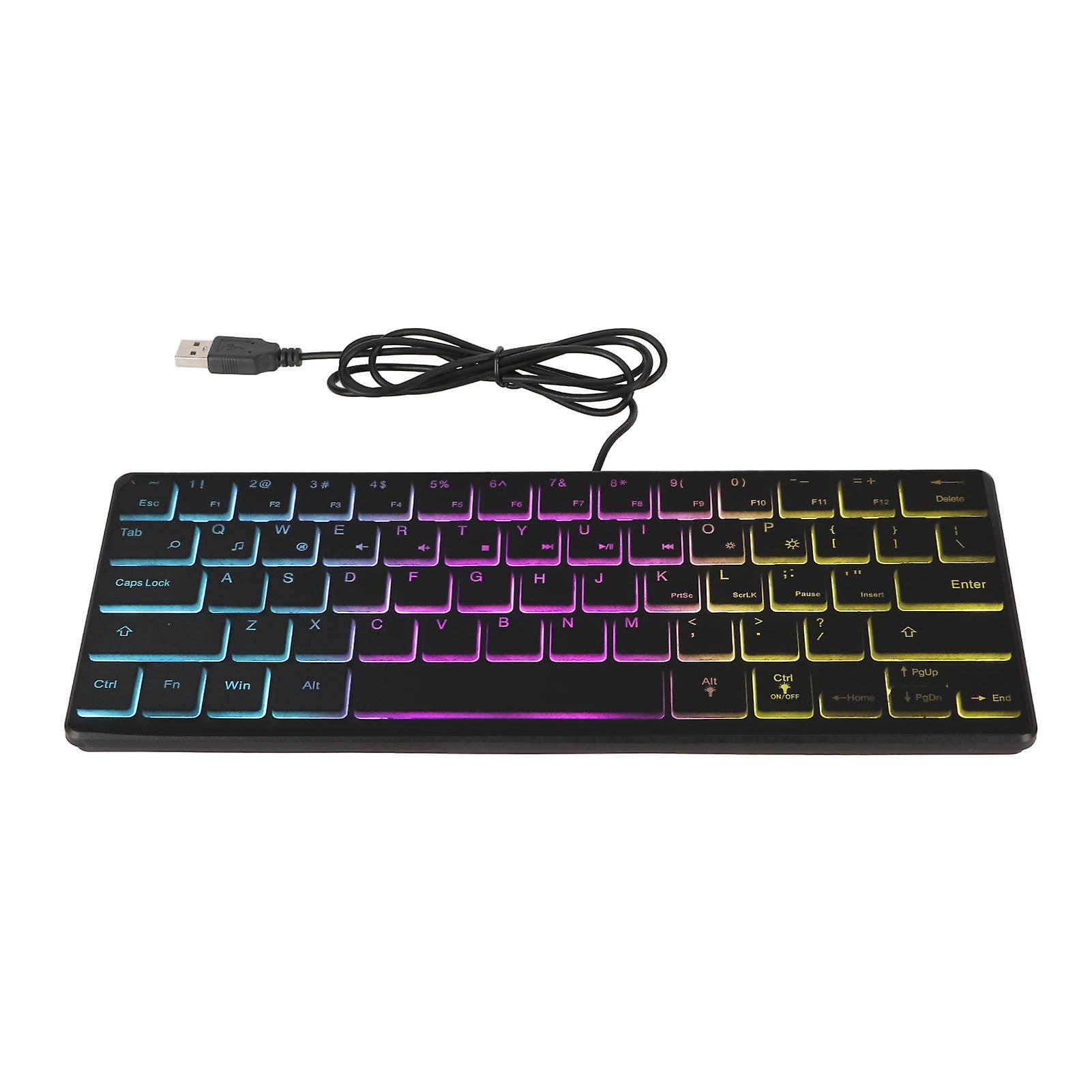 Tastatură pentru jocuri cu iluminare de fundal RGB, potrivită pentru Windows și Os X, taste rezistente la ulei și macrocomenzi programabile pentru personalizare