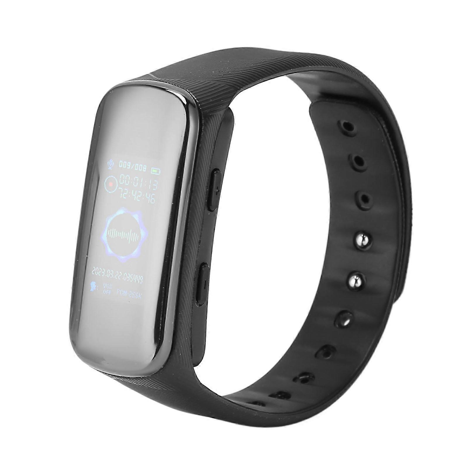 Voice Recorder Watch Noise Reduction HIFI MP3 Function Detachable Design Voice Activated Recorder for Court 8GB 