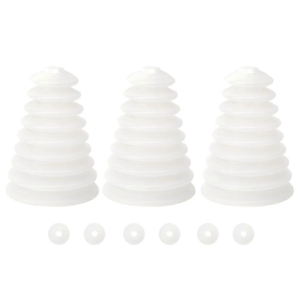 MechKit Electric Hammer Accories Electric Hammer Drill Dust Cover, 3 Pcs Rubber Flexible Dust Proof Cover for 6mm-16mm Drill Bits, Compatible with