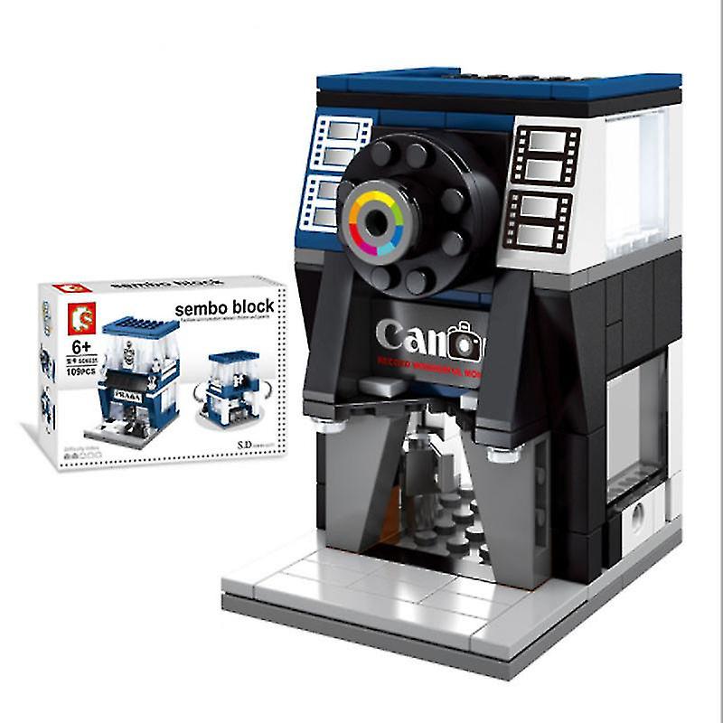 Photo Studio Building Blocks Sembo City Street Store Building Blocks Model Zf0138