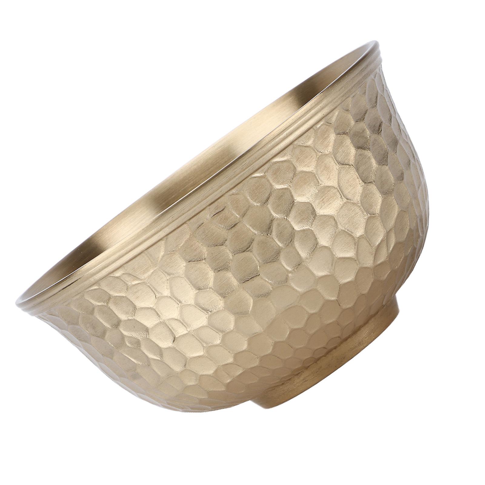 Pure Copper Mixing Bowl Multi Purpose Contains Trace Elements Rust Proof Easily Clean Hammered Copper Bowl for Gifts