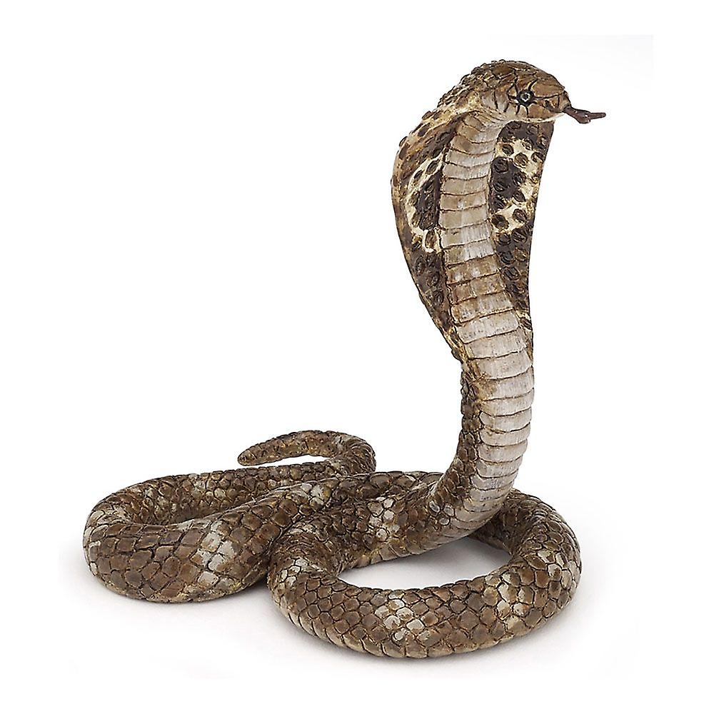 Papo wild animal kingdom king cobra toy figure, three years or above, multi-colour