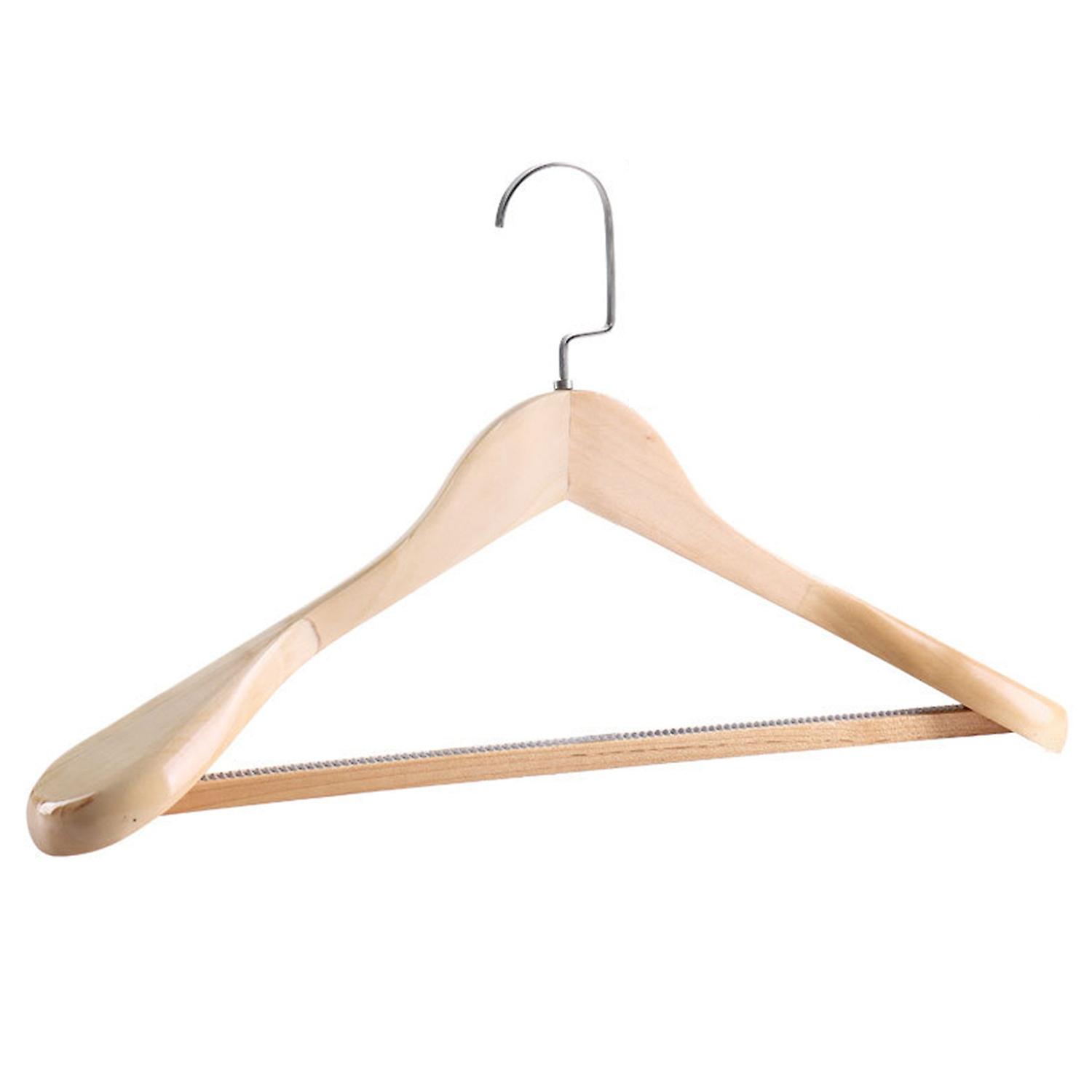 Wide Shoulder Hanger with Sturdy Hook Space-saving Design Clothes Hanger for Neat And Wrinkle-free C