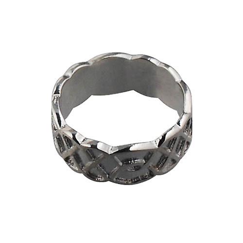 Platinum 8mm Celtic Wedding Ring Size I