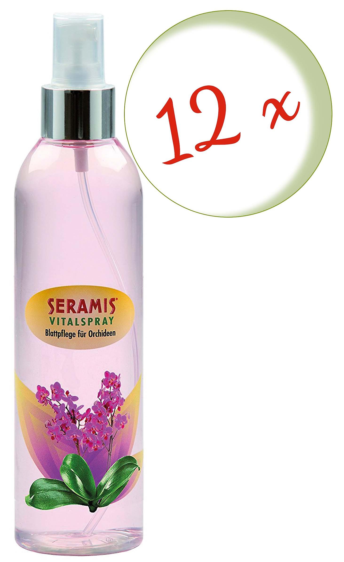 12 x SERAMIS® Vital Spray leaf care for orchids, 250 ml