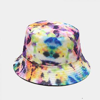 Veeki Bucket Hat Tie Dye Reversible Fisherman Summer Beach Sun Hats for Women