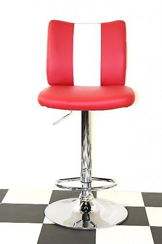 Bostony Bar Stool Red Height Adjustable