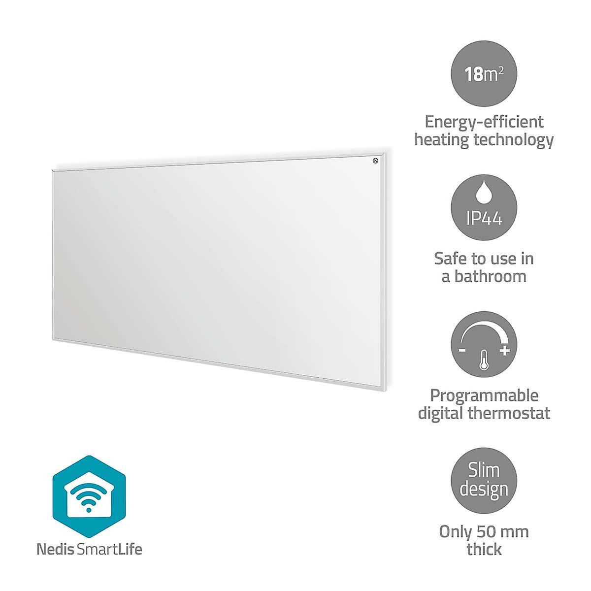 SmartLife Infrared Heating Panel | 700 W | 1 Heat Setting | Adjustable Thermostat | Remote Control | In