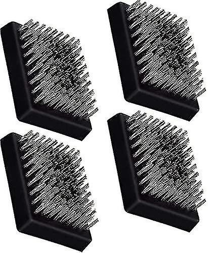 4 Pack Replacement Grill Brush Heads, Cordless, Replaceable Heads Compatible With Most Grill Brushes, Best Bbq Cleaner (4 Pcs)-FG