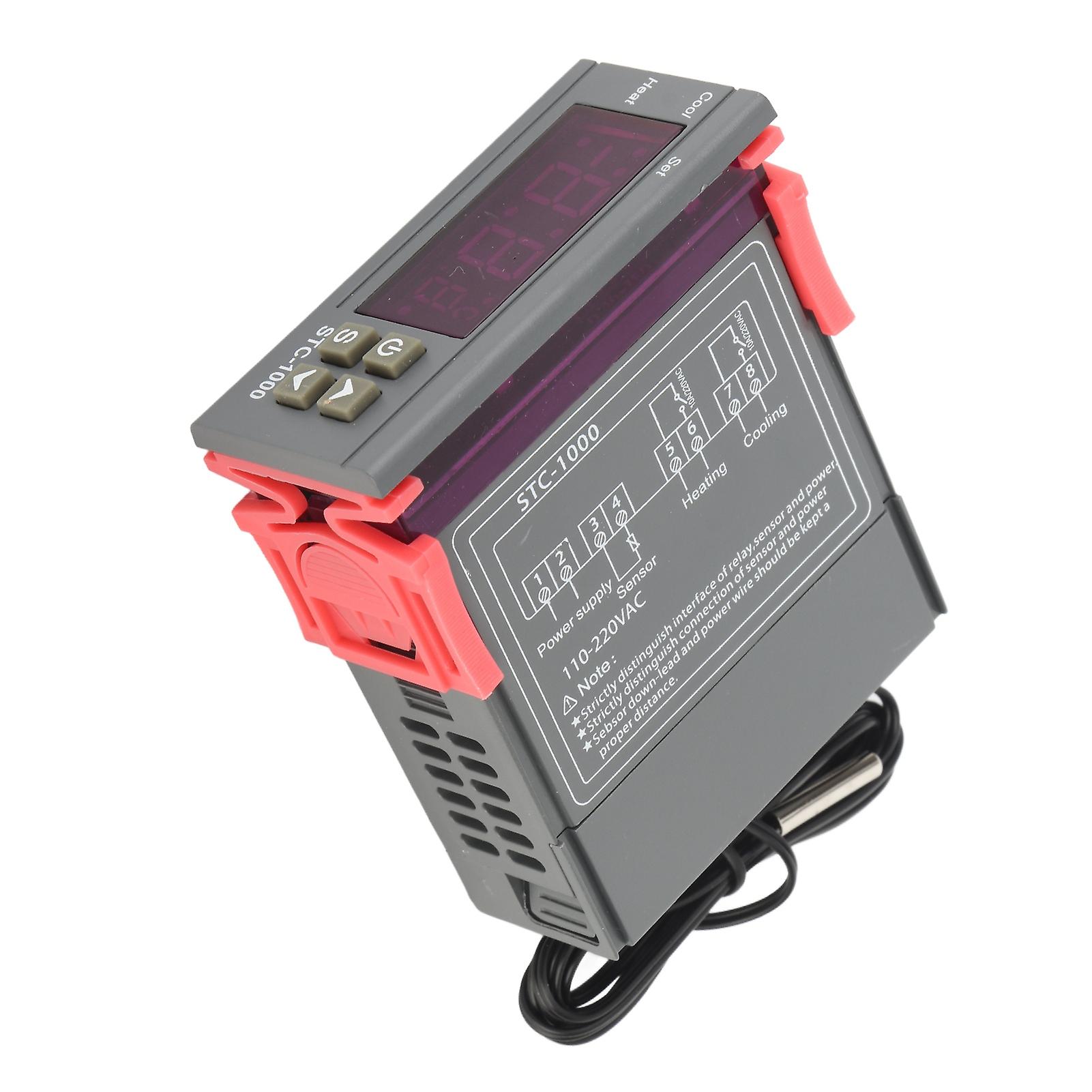 Digital Temperature Controller STC-1000 110-220V 10A 8.5x7.5cm