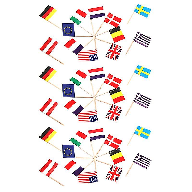 400pcs Decorative Flag Toothpicks