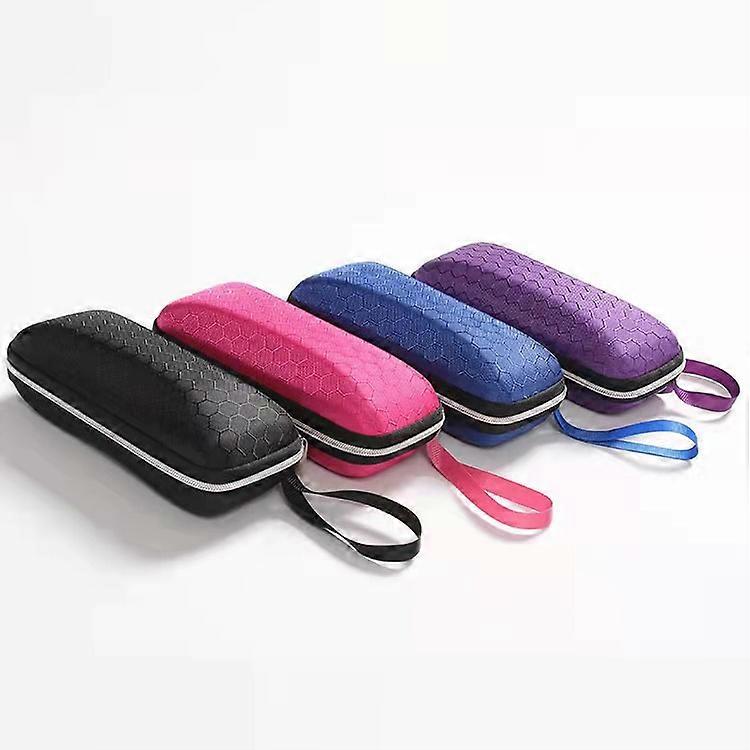 4PCS Glasses Case EVA Football Pattern Zipper Glasses Case Bag Box