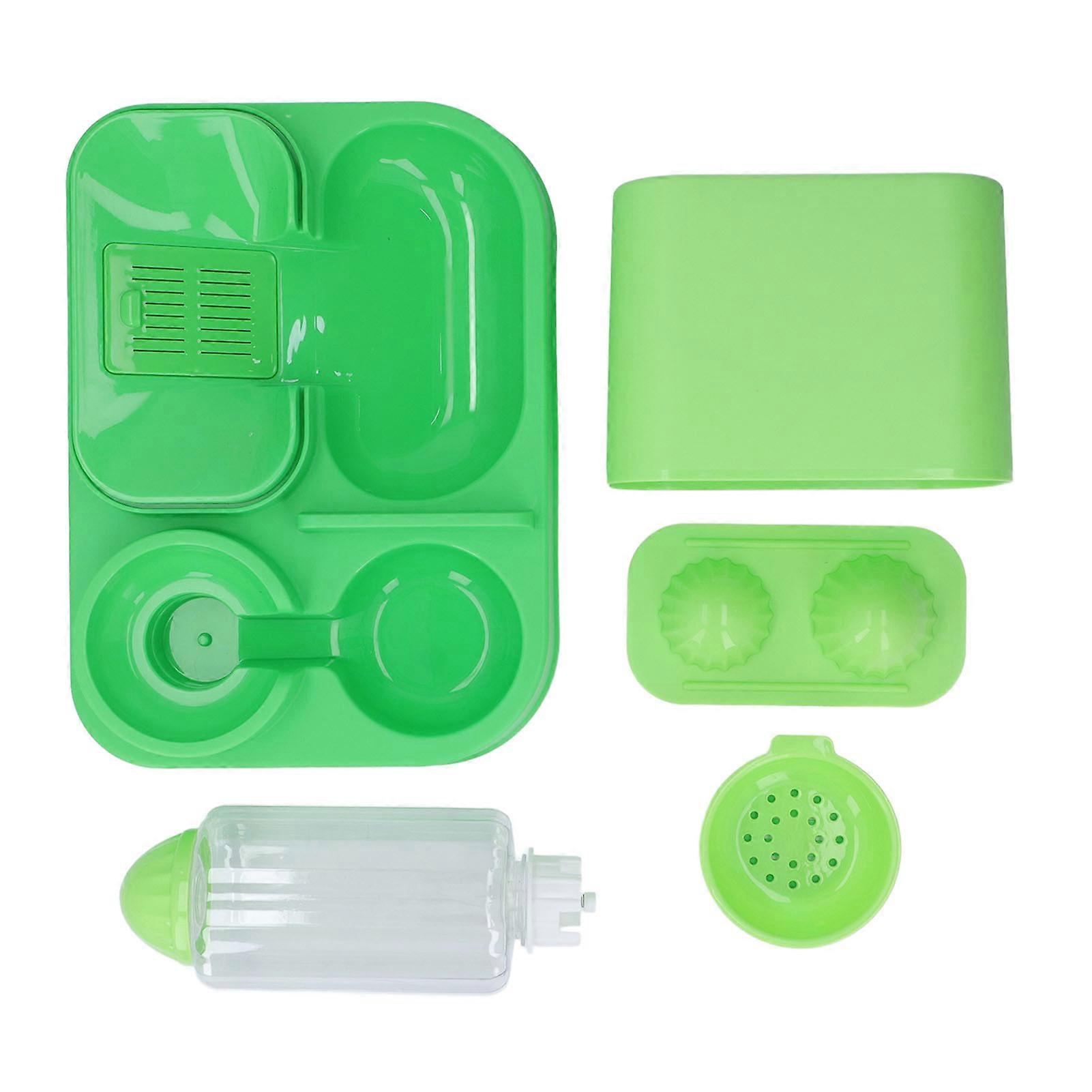 2 In 1 Automatic Pet Feeder And Water Dispenser Large Capacity Dry Wet Split Detachable Cat Gravity Food And Water Dispenser Set