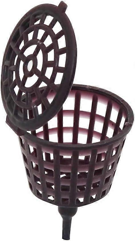 100 قطع المحمولة بونساي الأسمدة أداة غطاء البلاستيك الأسمدة قبة مربع سلال الأسمدة لزراعة الحدائق الزراعية