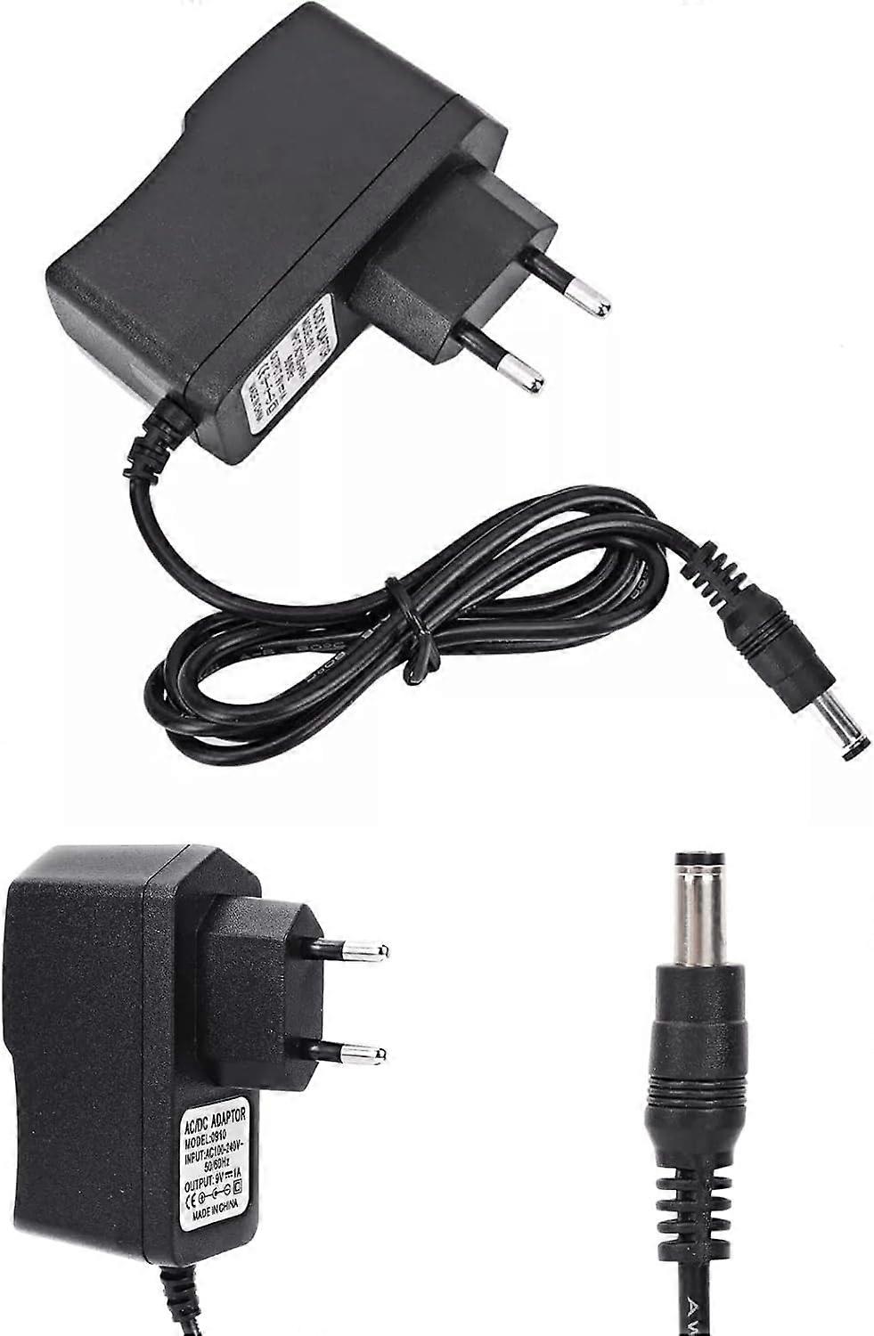 Piano Keyboard Power Supply, Universal 9V AC/DC Power Supply for E-Piano Klavir Digital Keyboard Musical Instrument, 100-240V (EU Plug)