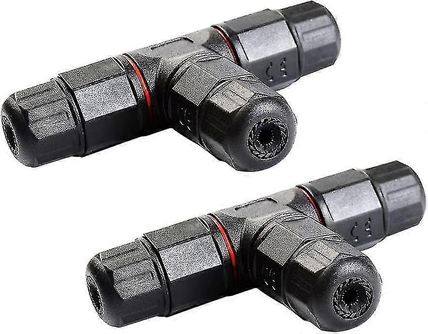 Ip68 Waterproof Electrical Junction Boxes 3 Way Cable Connector Outdoor Electrical Box 2 Pieces