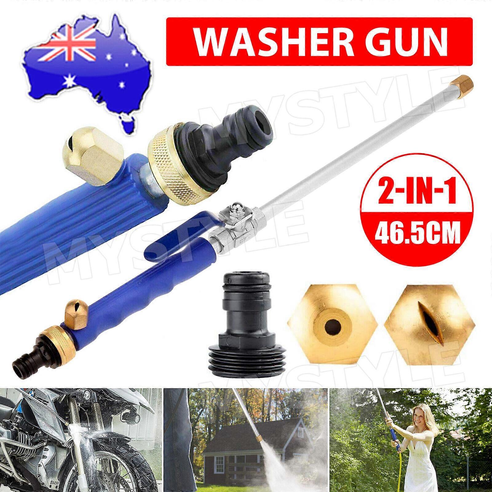 Hydro Jet High Pressure Power Washer Water Spray Gun Nozzle Wand Cleaner New