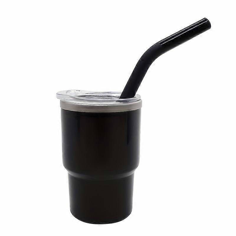 1/4/9pc Insulated Stainless Steel Shot Glasses with Lids and Straws - 3oz, Ideal for Bars, Clubs, and Home Entertainment