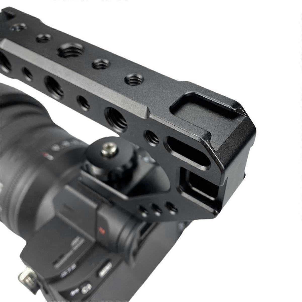 DSLR Camera Top Handle Mirrorless Camera Handle Cold Shoe Adapter Bracket Multifunctional Expansion Handle Accessories