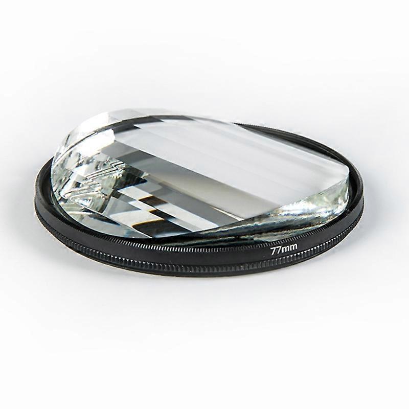 77mm Kaleidoscope Prism Linear Prism Filter Camera Glass Filter Variable Number Of Shooting Objects Special Effects Filter