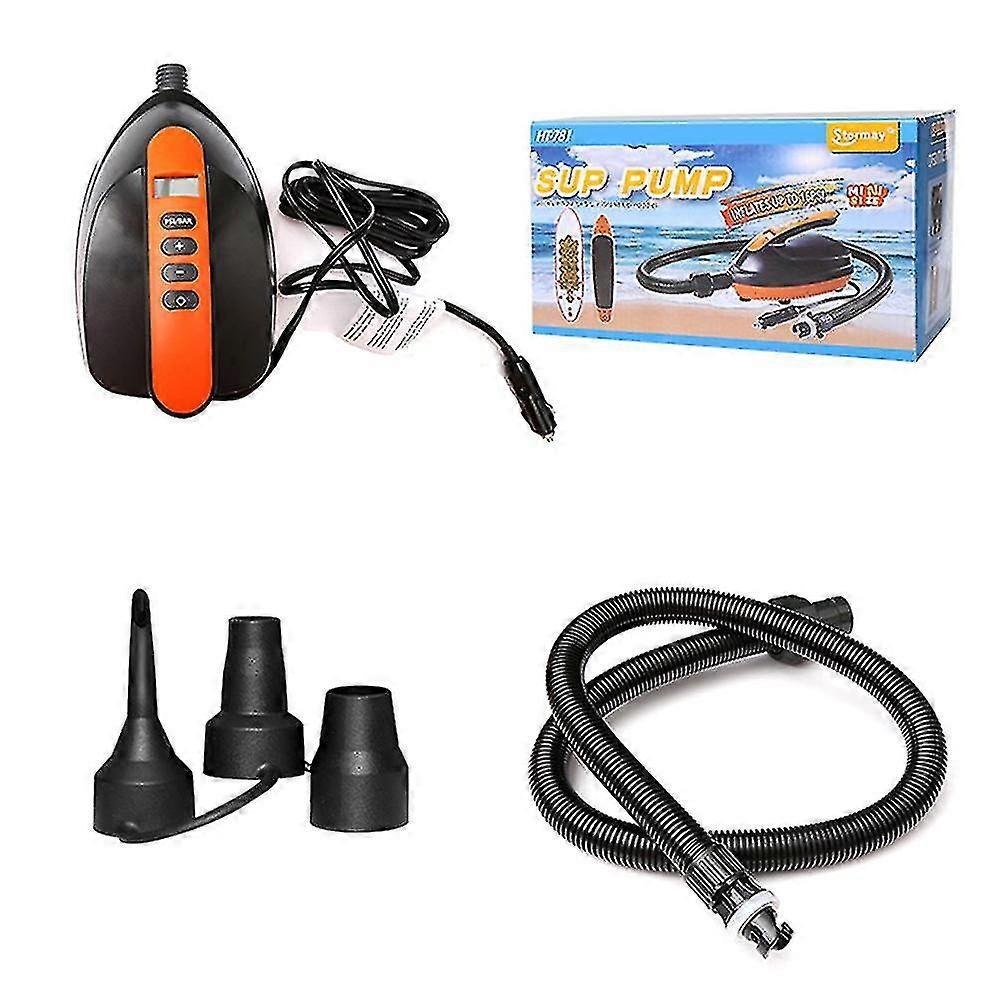 Elektrische Luftpumpe Kompressor mit LCD-Display Digital Smart Luftpumpe für Boote