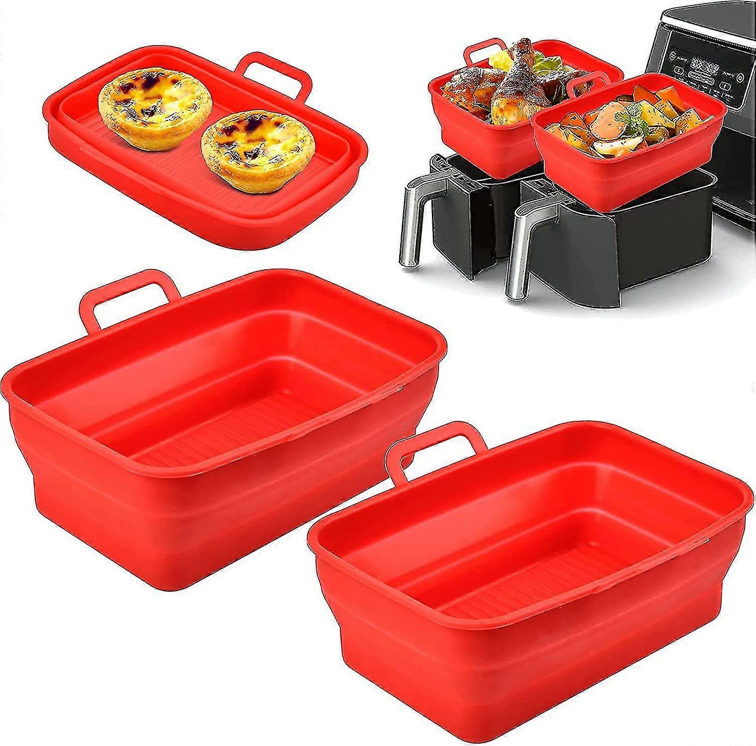 2pcs Can Be Folded In A Silicon Frying Pan