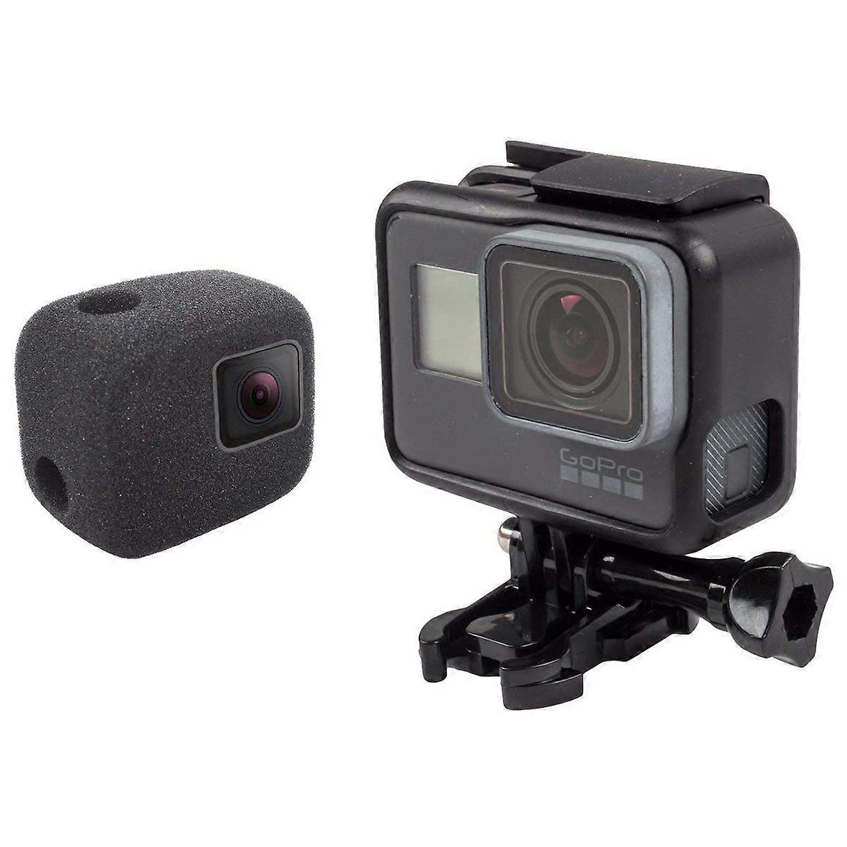 Foam Windshield Shell for GoPro Hero 5 6 (2018) Camera Black, Sponge Windproof Cap