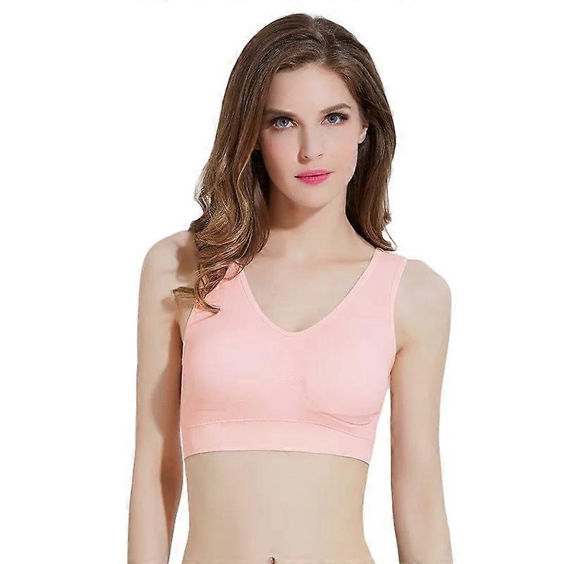 Women's Solid Color Large Sports Bra