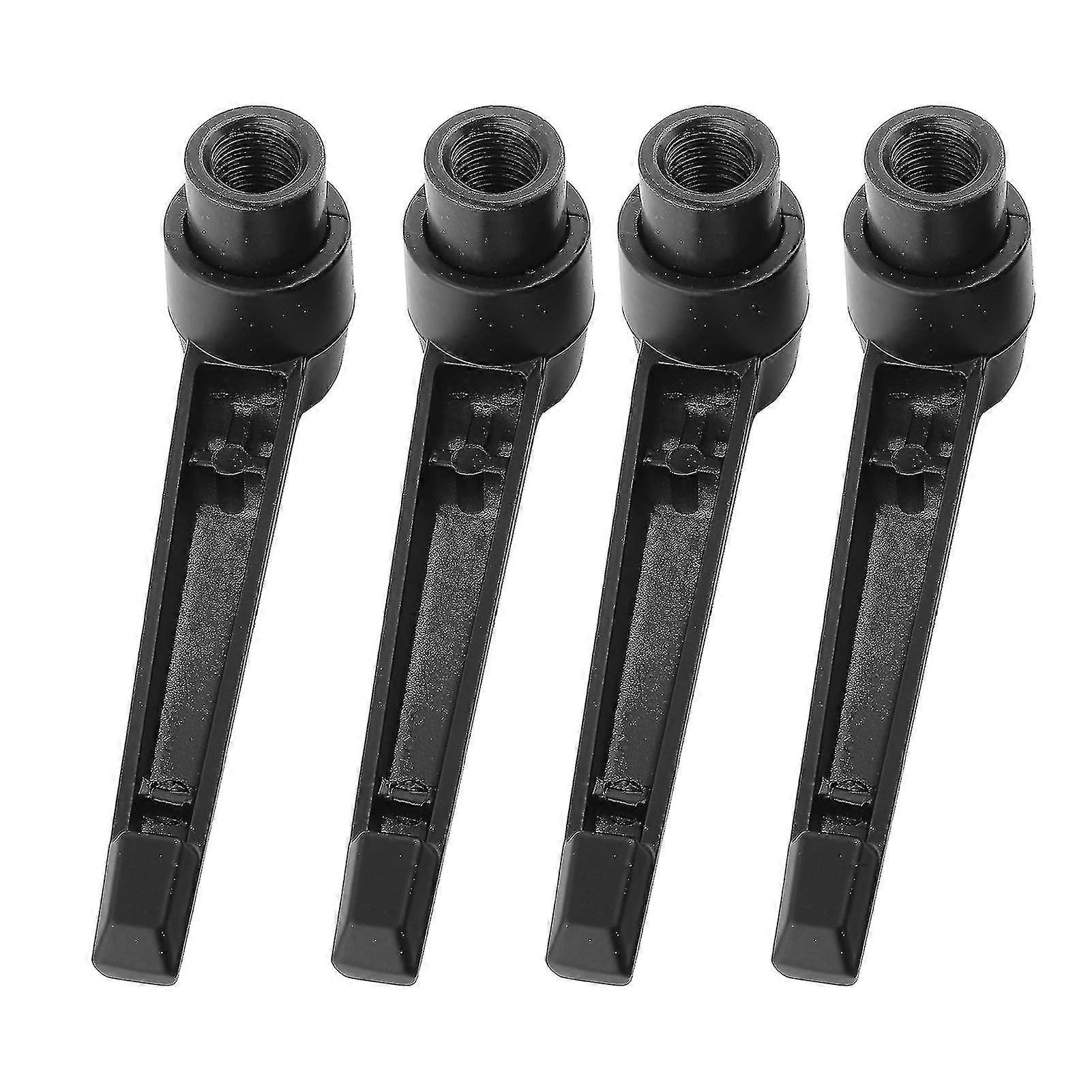 4pcs Metal Machine Knobs Adjustable Fixing Handle M10 Female Thread(80mm)