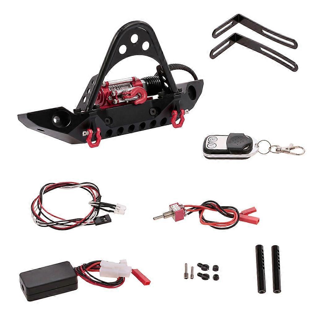 Metall Frontstoßstange für 1/10 Fernbedienung Crawler SCX10 Auto Upgrade Teile