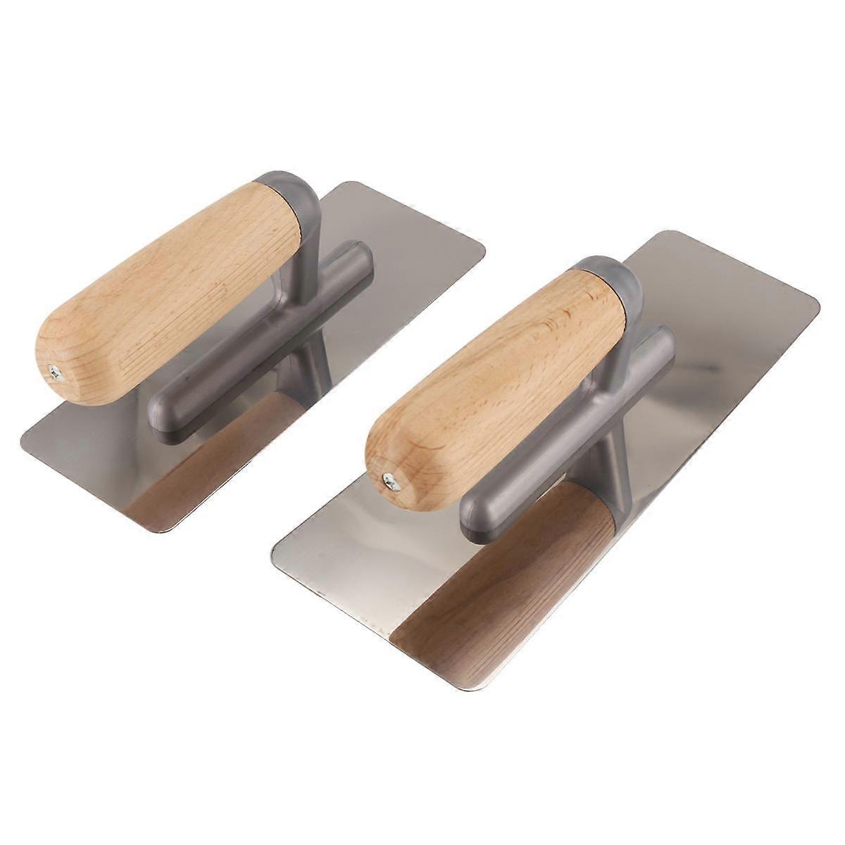 2 Pieces Stainless Steel Venetian Plaster Trowel, Paint & Plaster Trowel Sets Paint Plastering Fini