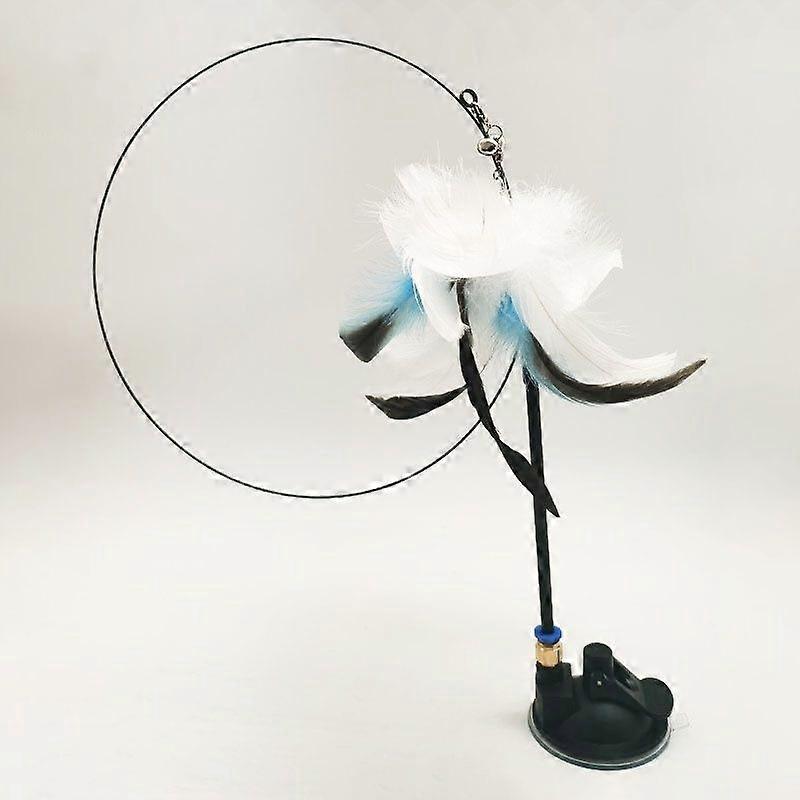 Spielzeug für eine Katze mit einem Saugnapf mit einer Glocke