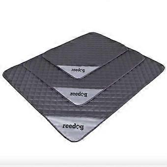 Thin grey dog bed