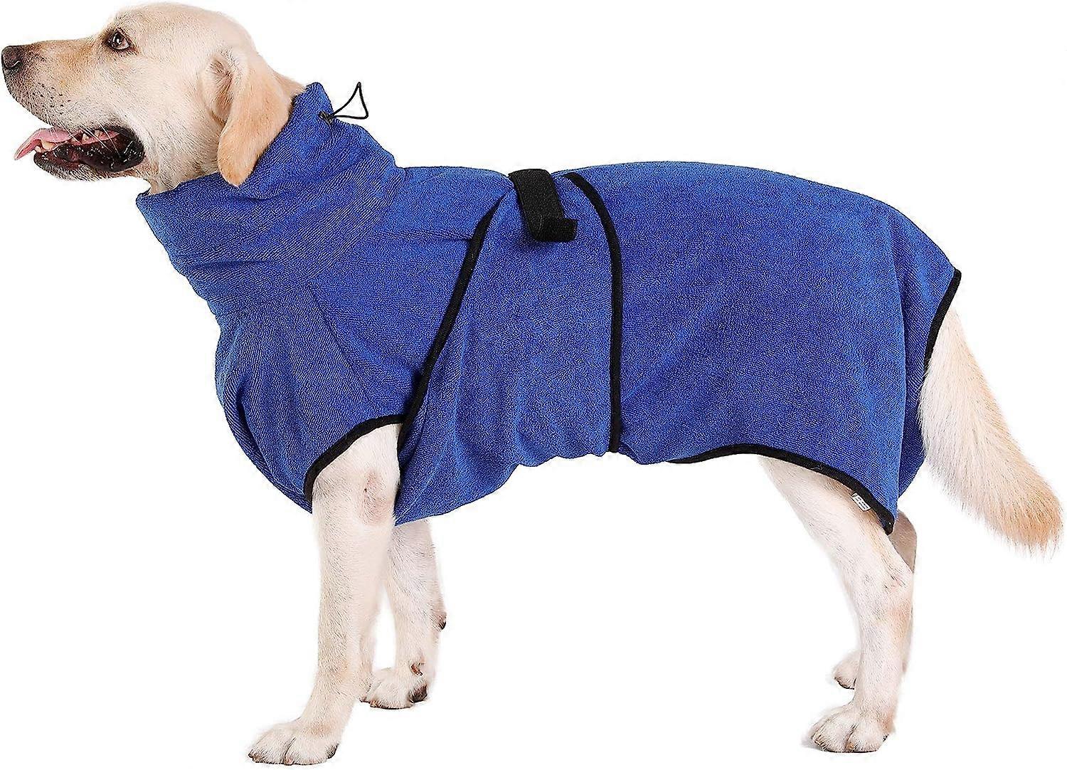 QQDD Dog Bathrobe Microfiber Dog Towel Quick Drying Microfiber Towel Super Absorbent Comcompati