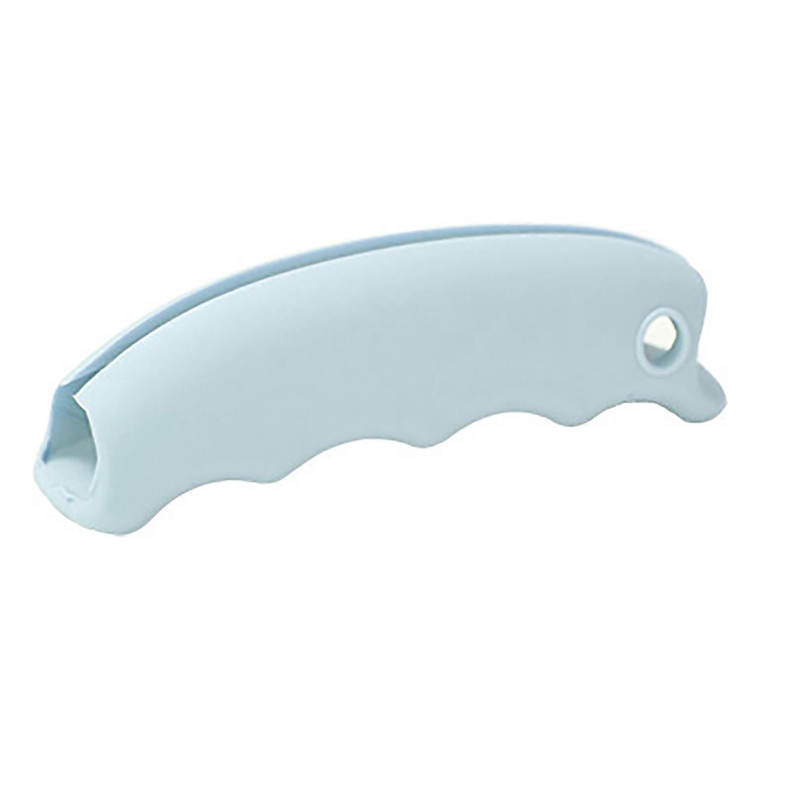 Silicone Grocery Bag Carrier Shopping Bag Holder Handle Multi Purpose Plastic Bag Carrying HandleBlue