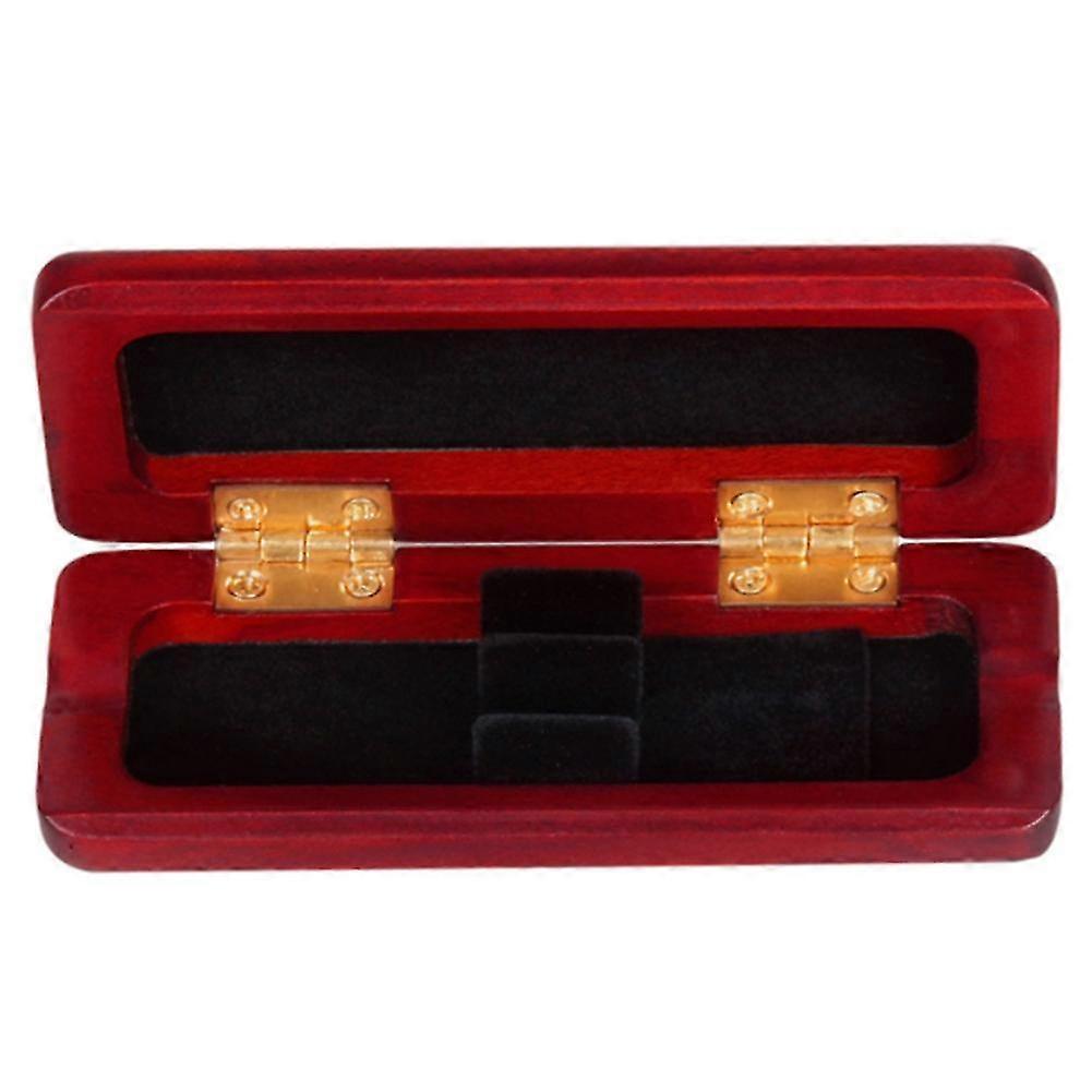 Maroon Walnut Oboe Reed Case With Smooth Surface For 2pcs Oboe (case Only)