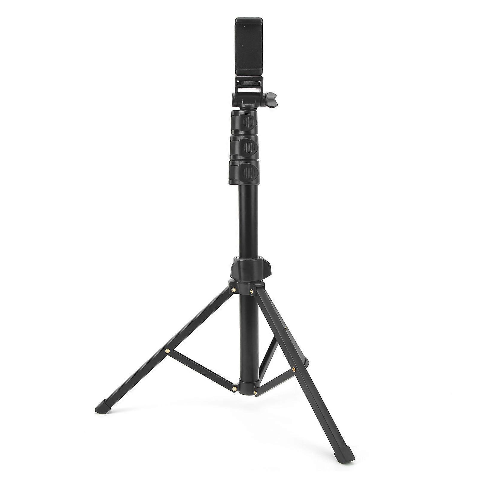 Extendable Cell Phone Tripod 1/4 Screw Interface Multifunctional Live Streaming Tripod with Cell Phone Clip