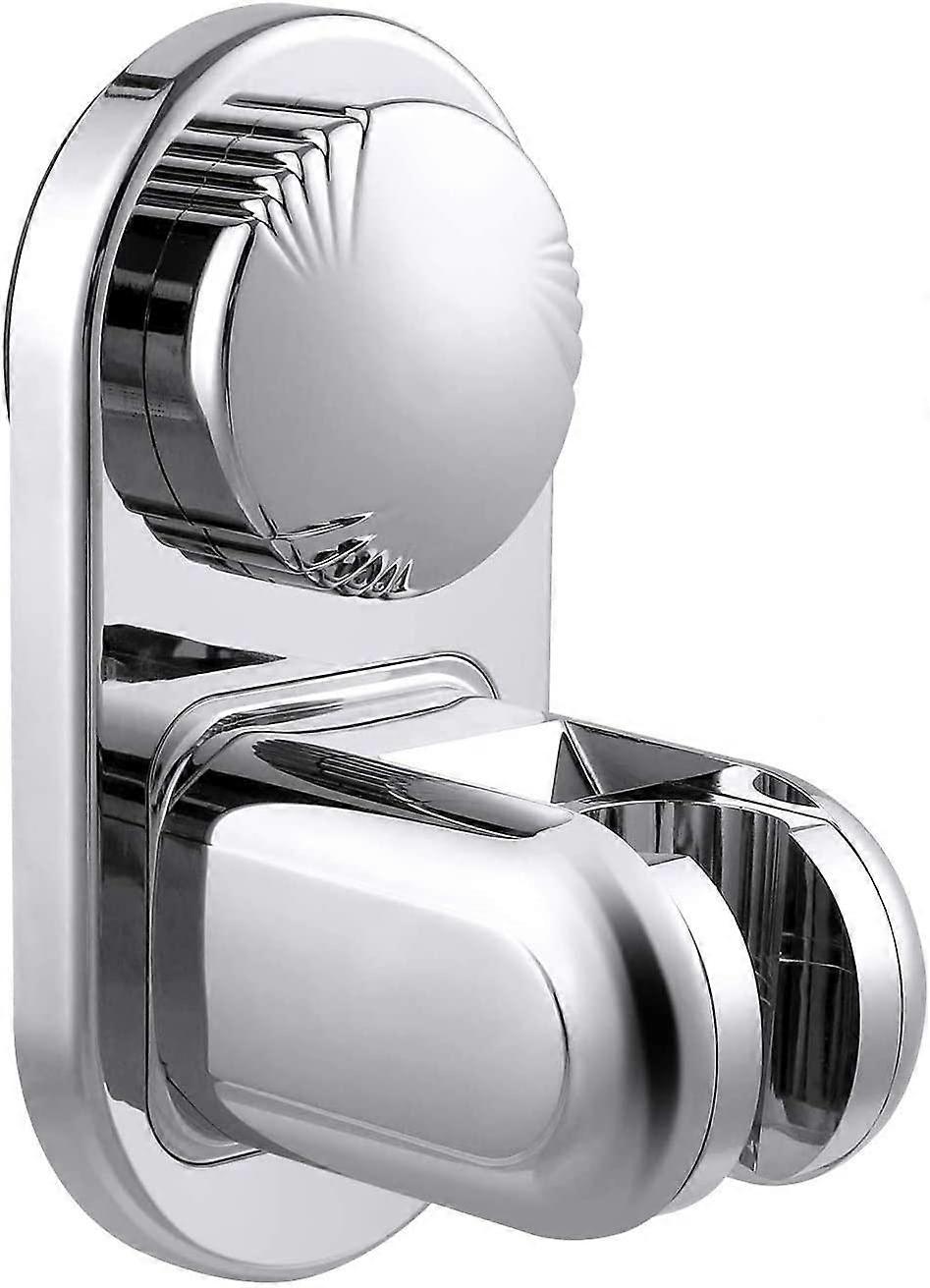 Large Adsorbability Suction Cup Shower Holder, 5 Adjustable Angle Modes, Wall Mount Hand Shower Holder